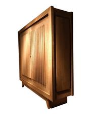 1940s Ribbed Front Cabinet, France
