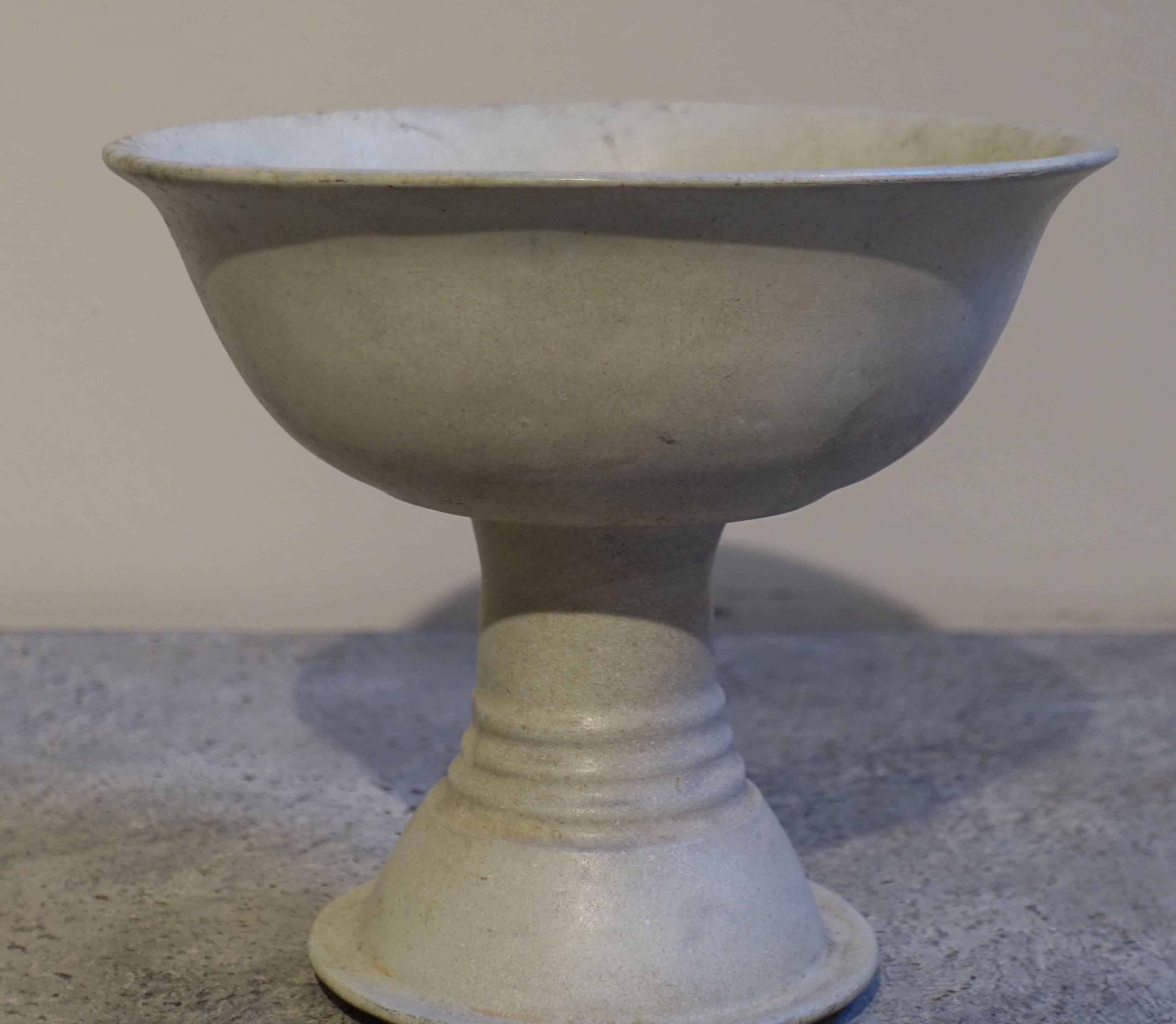 19th century cream footed bowl from Thailand.
ARRIVING APRIL