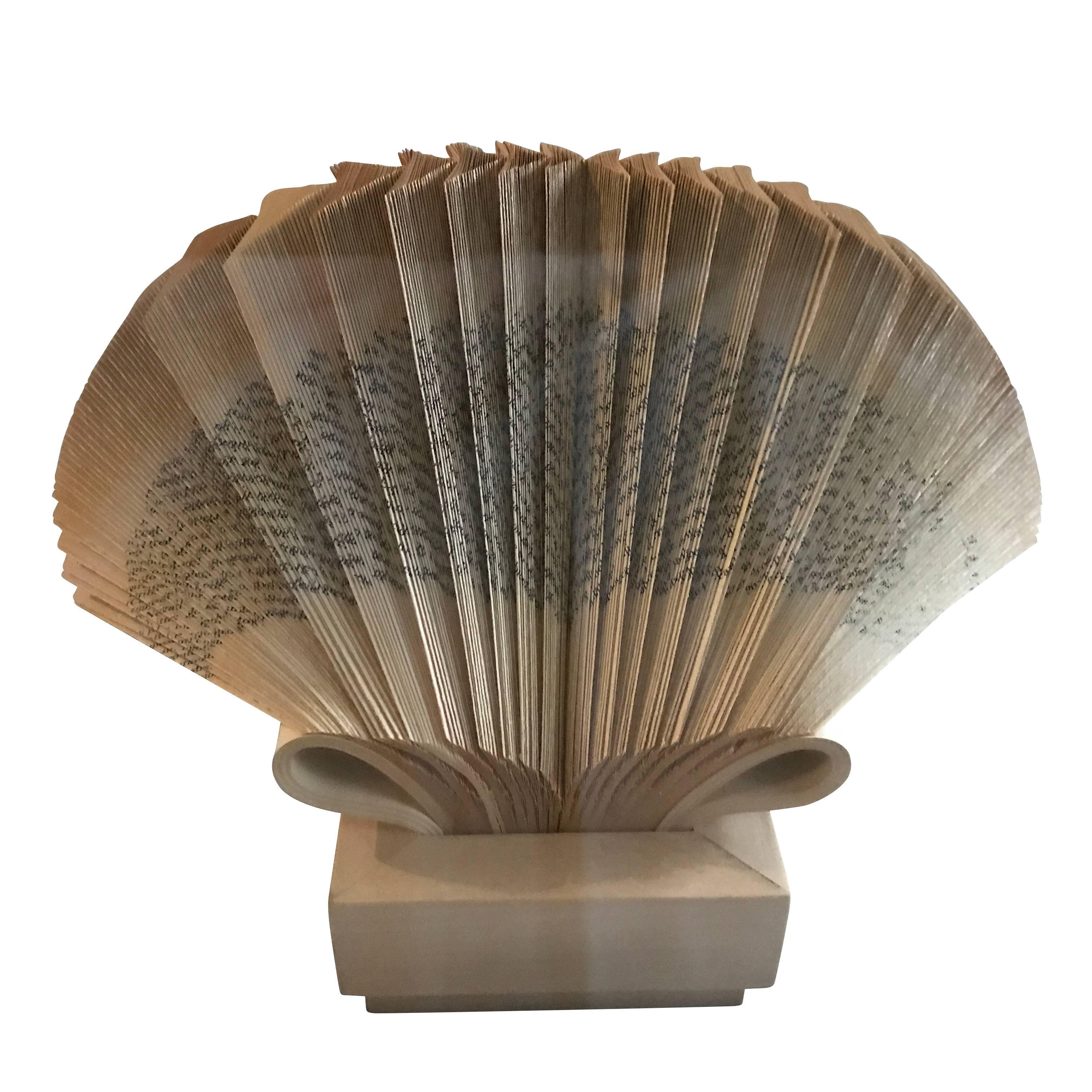 Italian Folded Book Sculpture, Italy, Contemporary