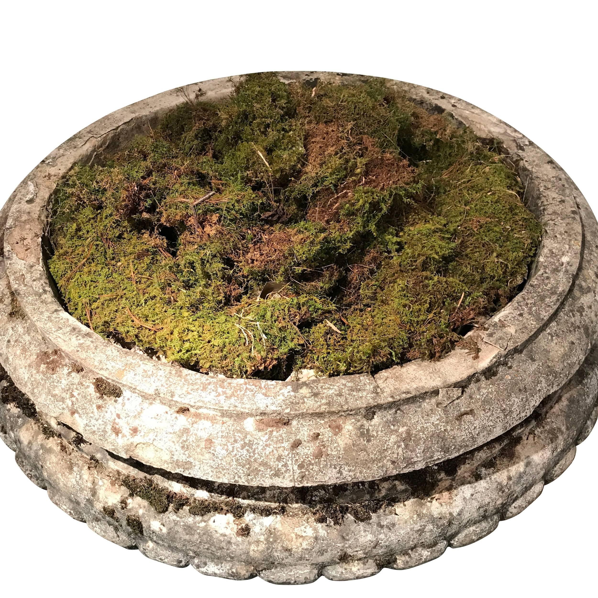 French 19th Century Extra-Large Stone Urn, France