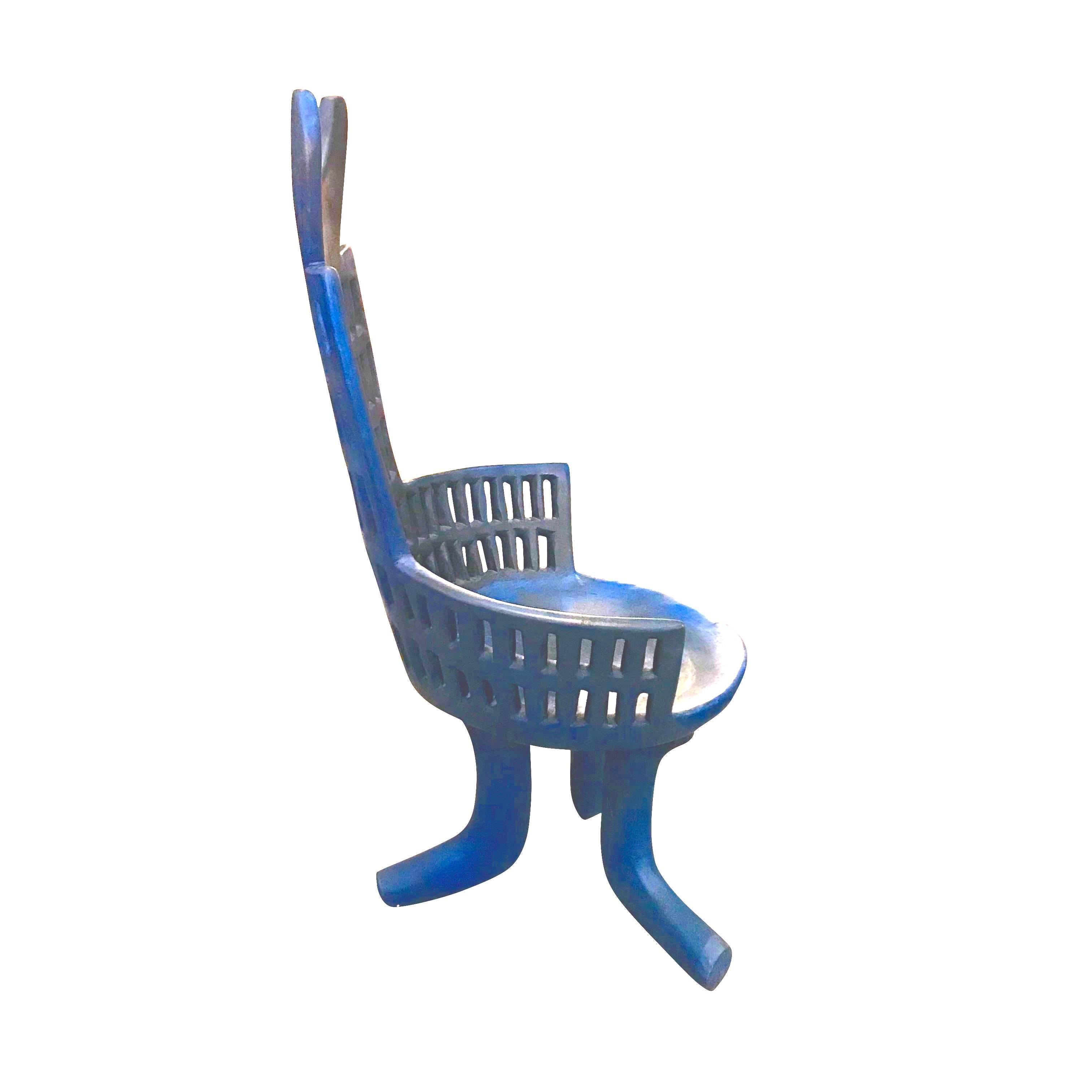 african wooden chair