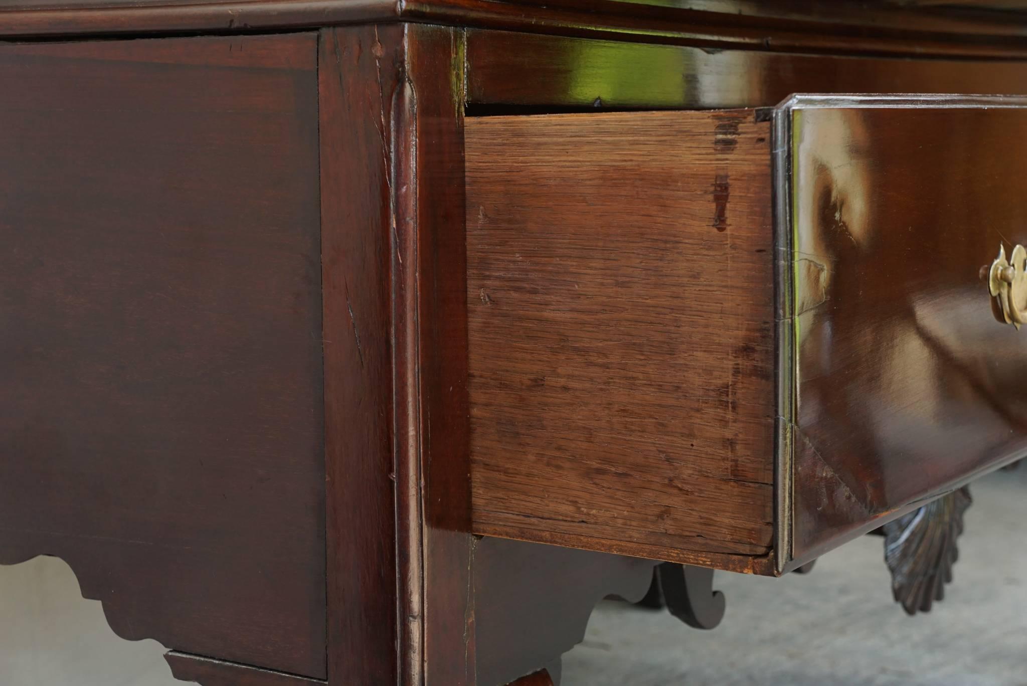 18th Century Irish Mahogany Campaign Trunk on Stand For Sale 2