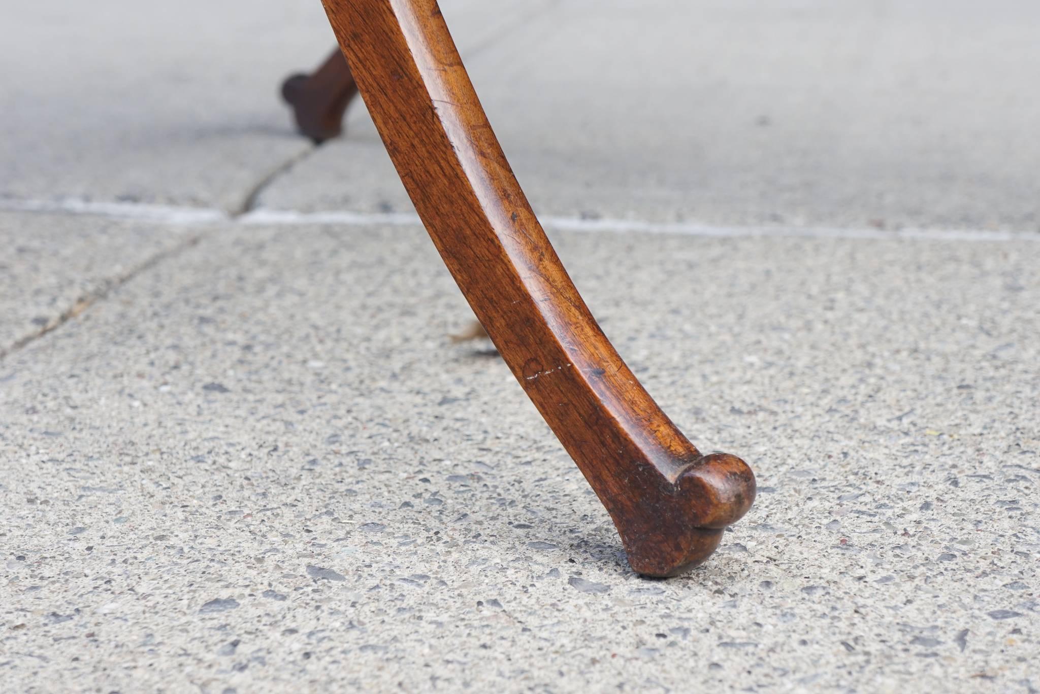 Early Victorian Mahogany Campaign Folding Travel Desk 4