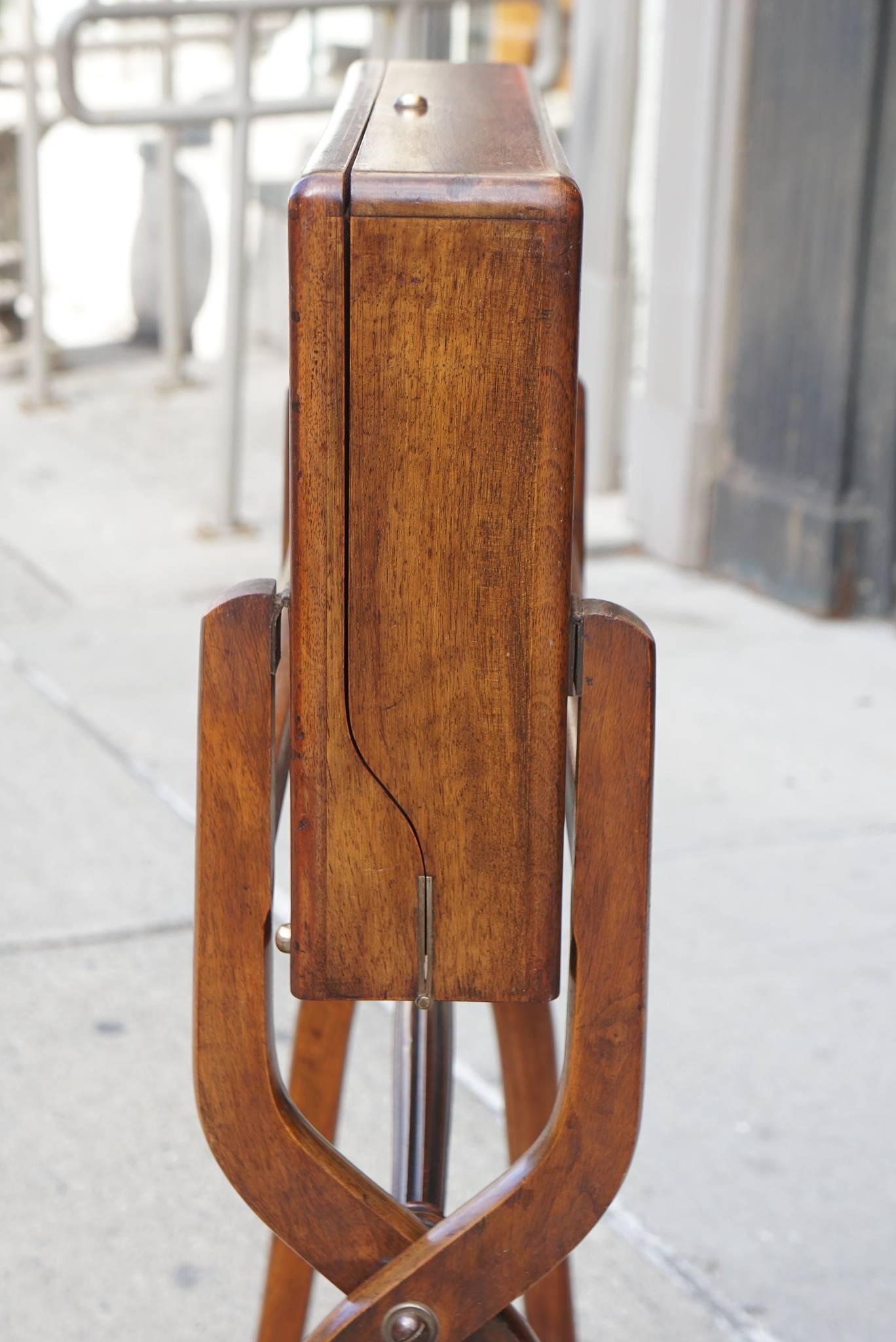 19th Century Early Victorian Mahogany Campaign Folding Travel Desk