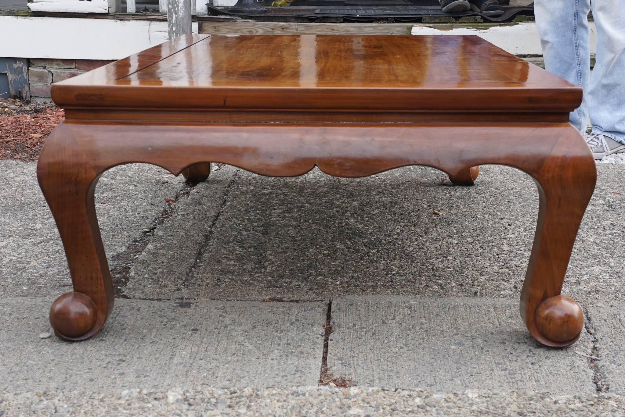Early 20th Century Large Elm Chinese Low Table 1
