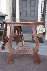 Very Fine Pair of 18th Century Italian Walnut Baroque Consoles