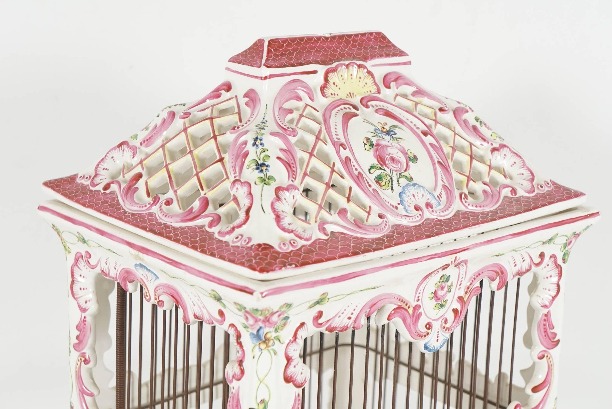 vintage french bird cage