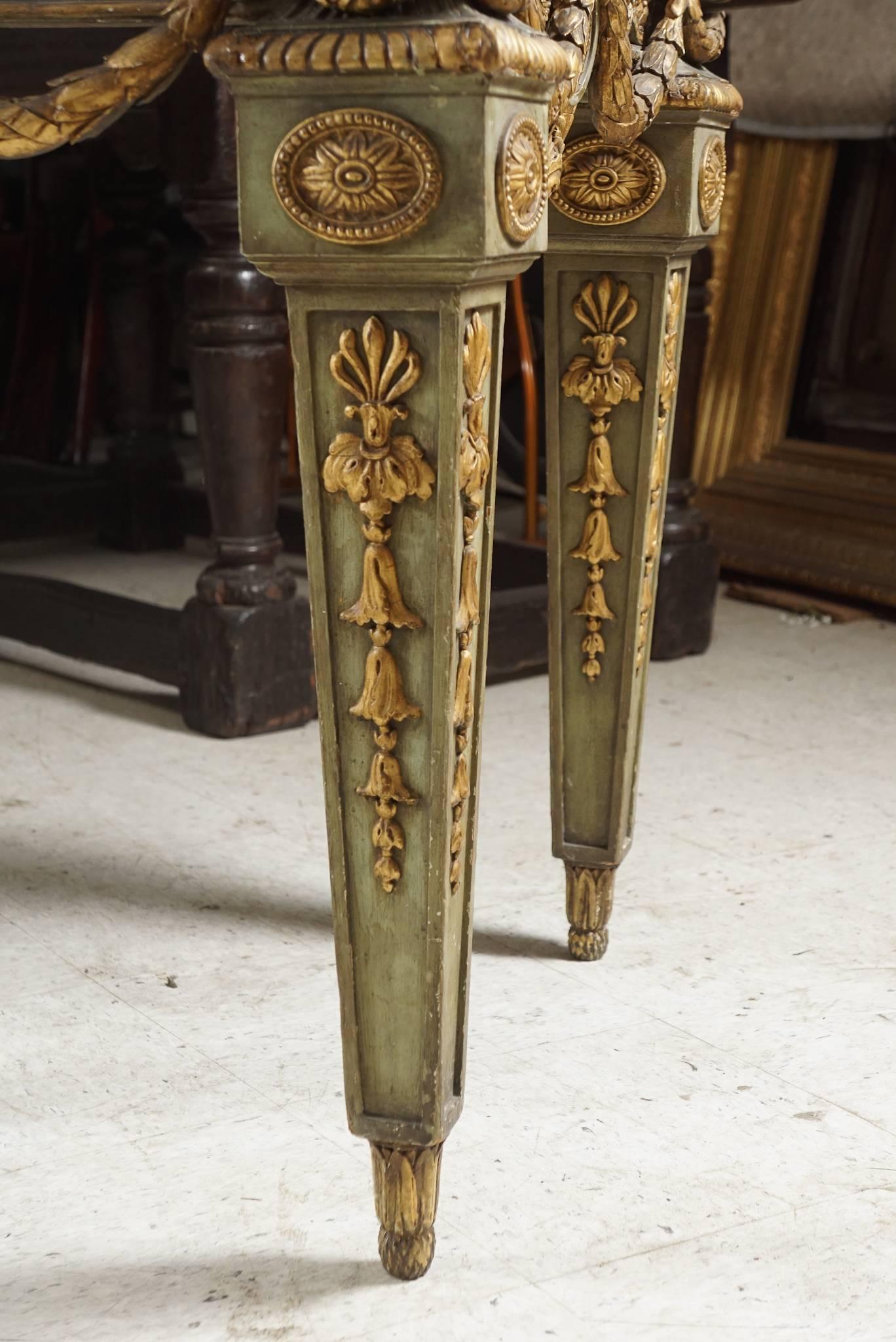 Großer und bedeutender Konsolentisch im Louis-XVI-Stil von Blairsden House (20. Jahrhundert) im Angebot