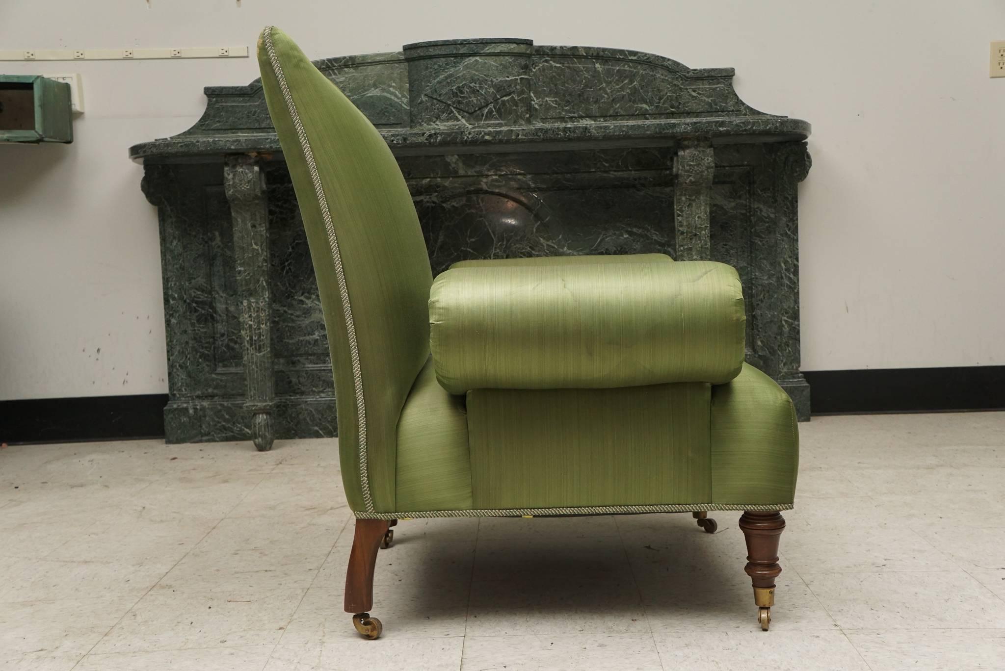 Unknown Vintage Lounge Chair Designed in the Regency Taste