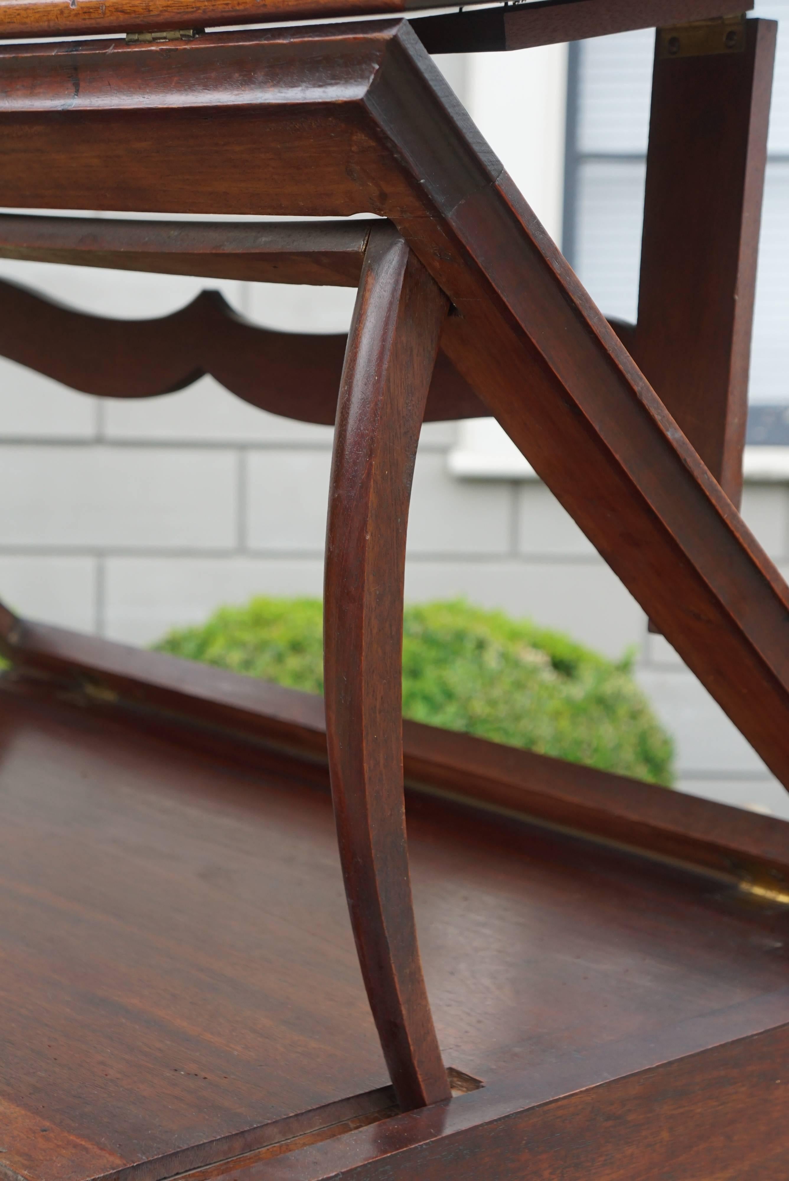 Period Early George III Mahogany Architects Work Table In Good Condition For Sale In Hudson, NY