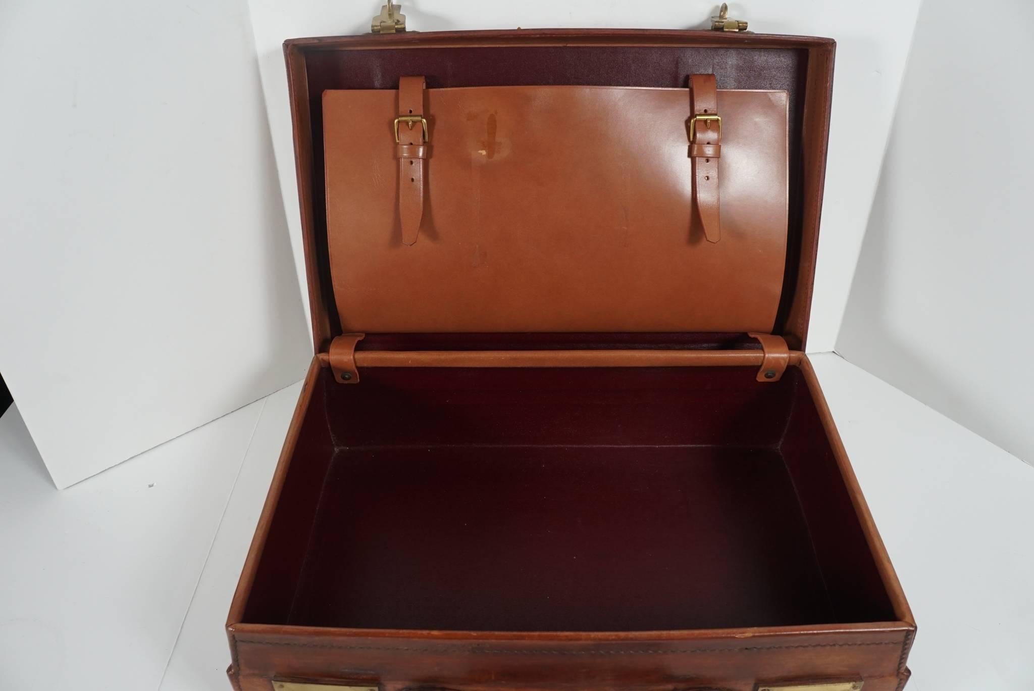 Three Vintage Leather Cases from the Estate of Paul & Bunny Mellon 3