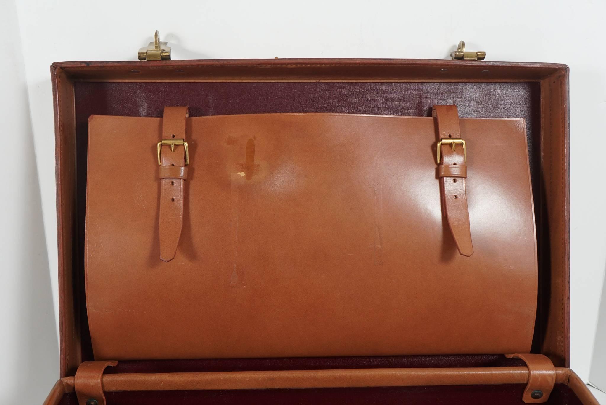 Three Vintage Leather Cases from the Estate of Paul & Bunny Mellon 4