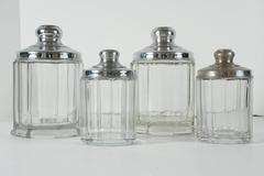 Early 20th Century Glass Canister Jars from the Estate of Bunny Mellon