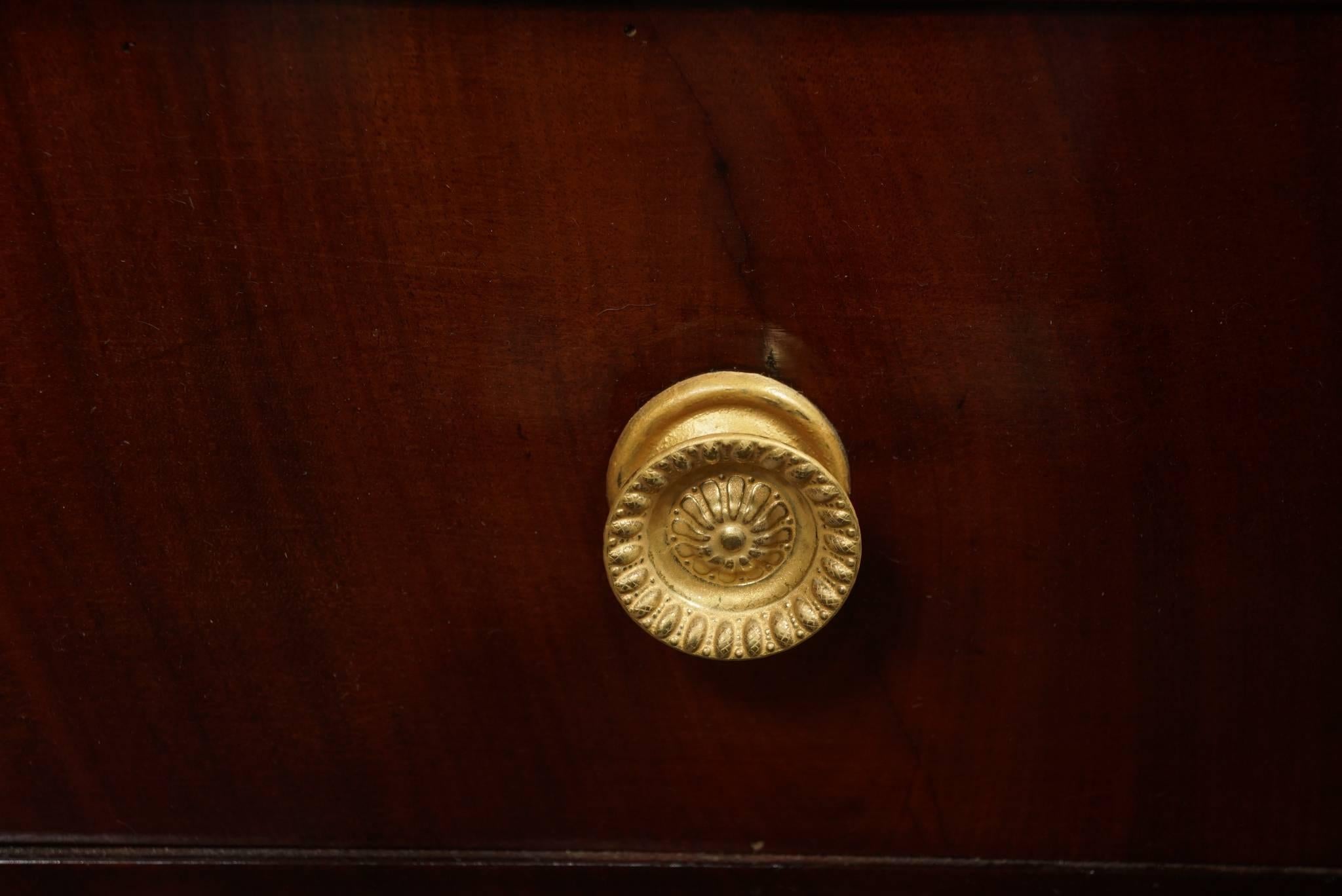 Period French Empire Commode with Gilded Bronze Hardware and Mounts 2