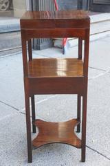 George III Mahogany Gentleman Dressing Table