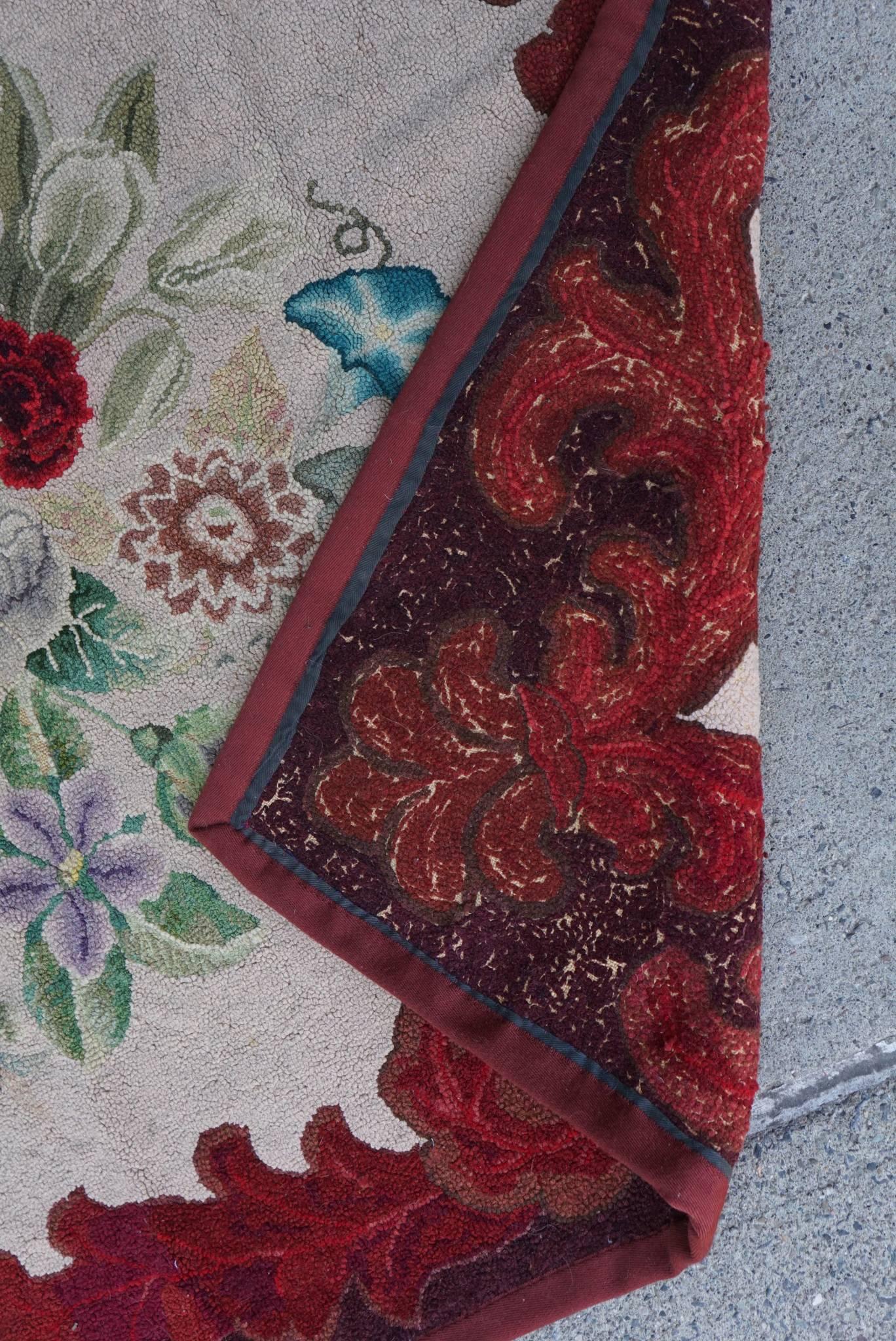 Late 19th Century American Hooked Rug from the Estate of Bunny Mellon 3