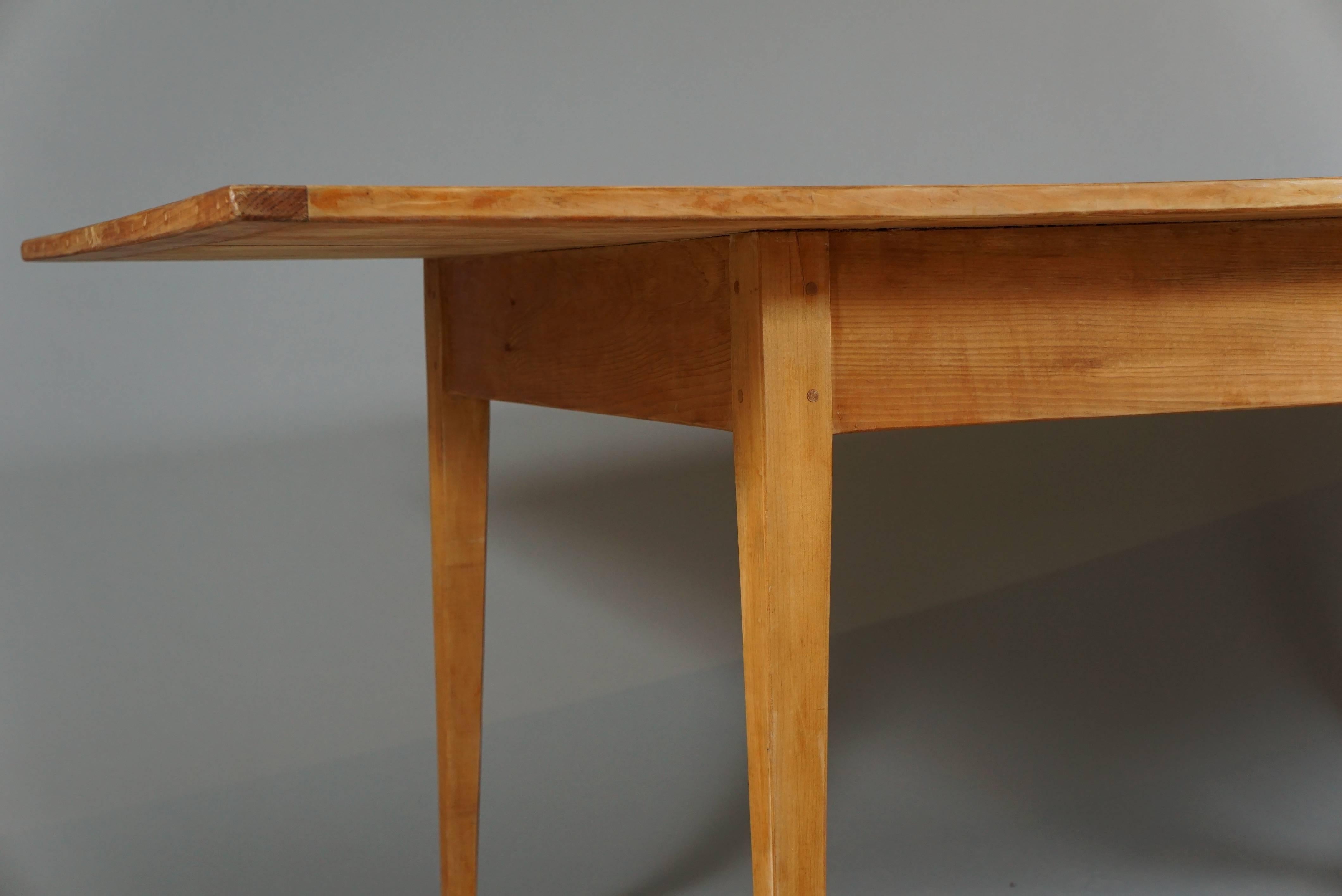 Beautifully crafted. American made farm table in pine.