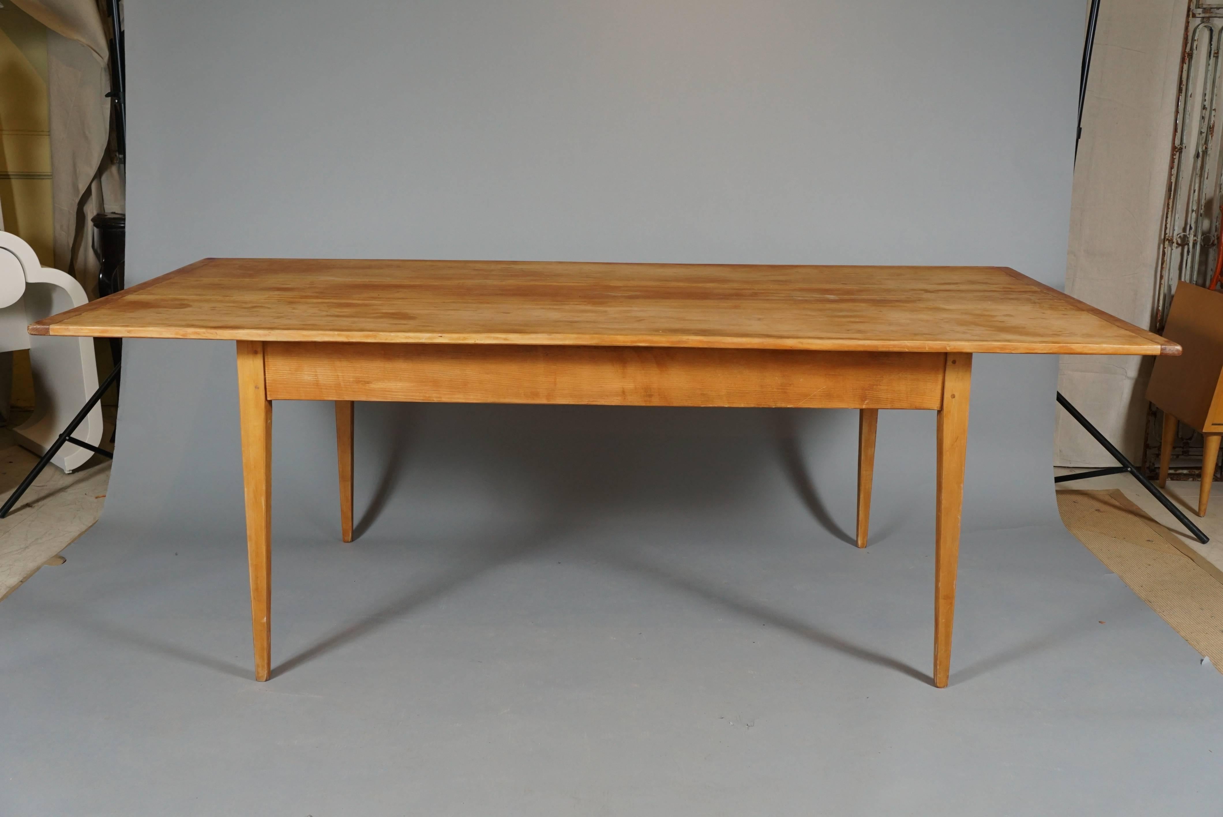 Late 20th Century Large Shaker-Style Farm Table