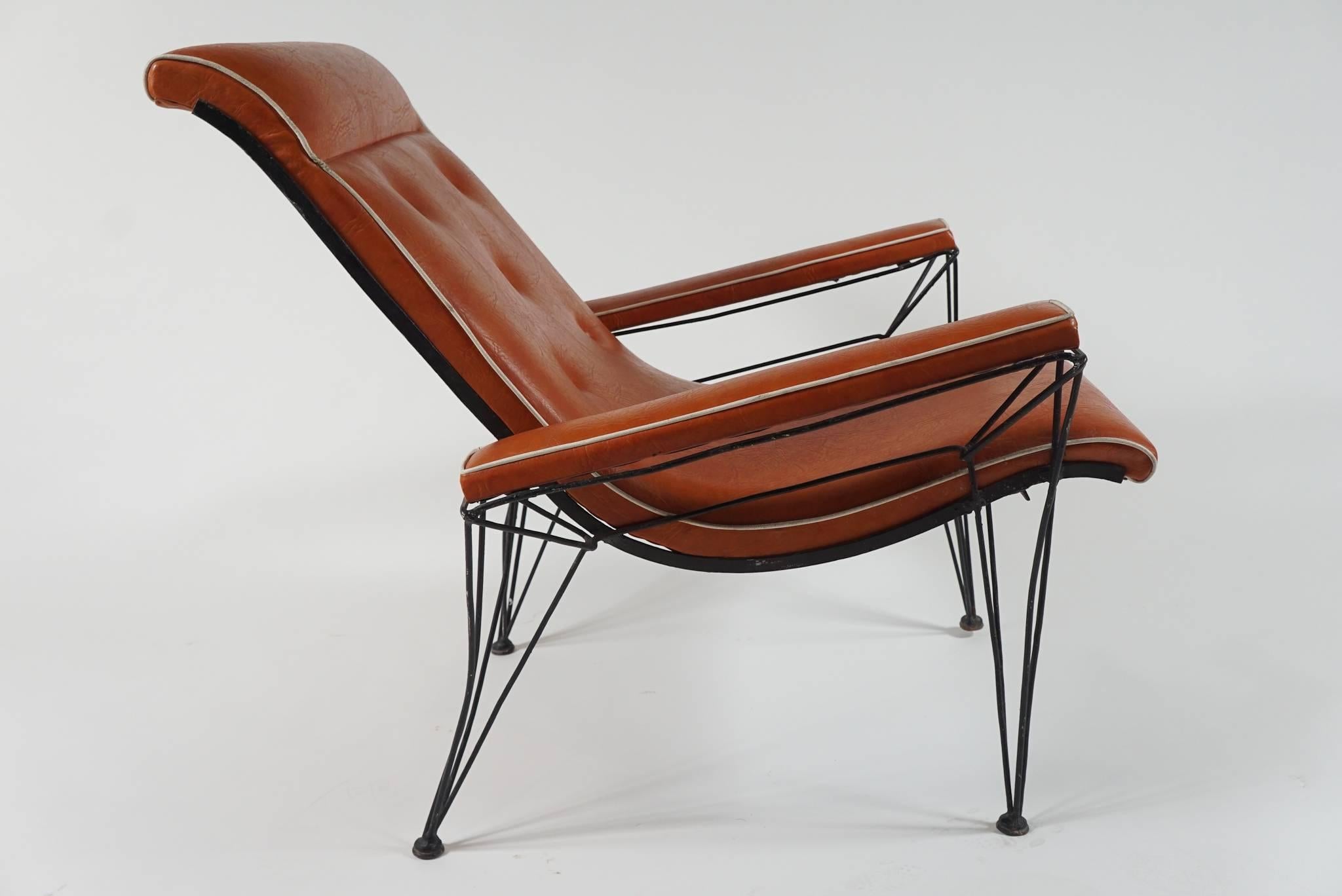 Mid-20th Century Pair of 1960s Italian Style Lounge Chairs