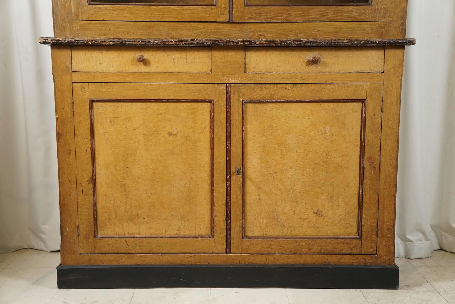 Large "GrainPainted" French Cupboard at 1stdibs