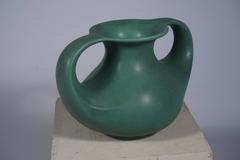 Double Handled Teco Vase