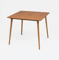 Ash and Birch Card Table Charles and Ray Eames for Herman Miller