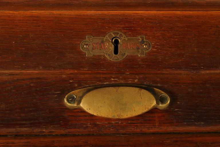 French Roll Top circa 1910 Having Three Vertical Tambour Doors at 1stDibs rolltop