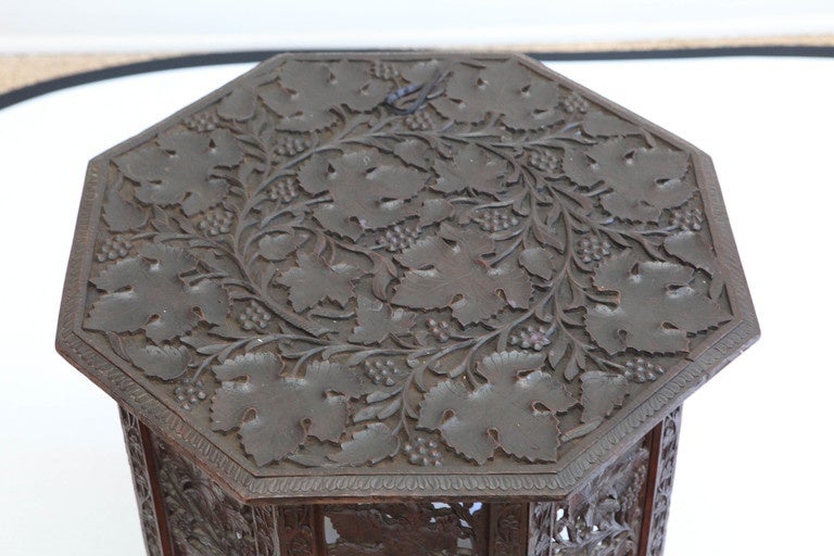 Antique Anglo Indian Tea Table In Good Condition For Sale In Los Angeles, CA