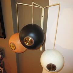 German Mid-Century Ceramic Barometer or Thermometer in the style of Calder