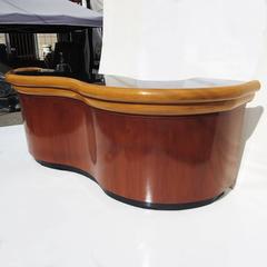 Curvaceous Art Deco Lacquered Bar