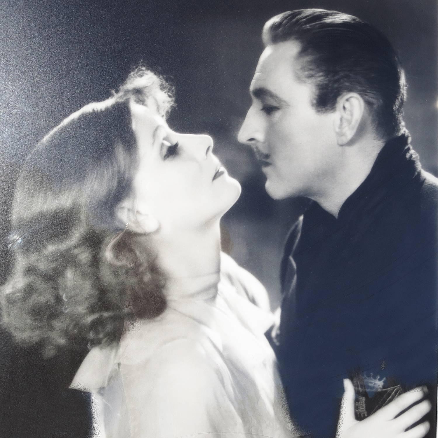 American Large 1933 Greta Garbo and John Barrymore by George Hurrell Signed and Numbered
