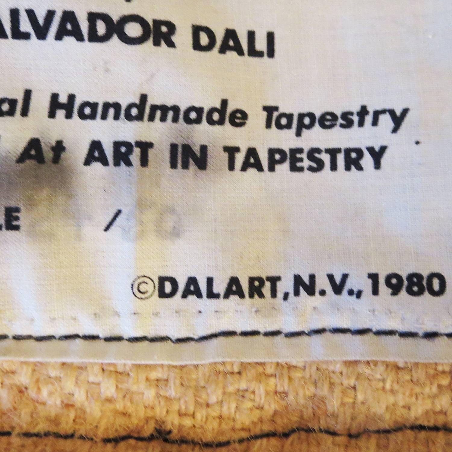 Salvador Dali Woven Tapestry 