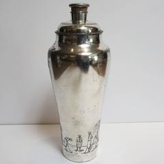 Ensemble de cocktail sur le thème du golf des années 1920 par Meriden International Silver Co.