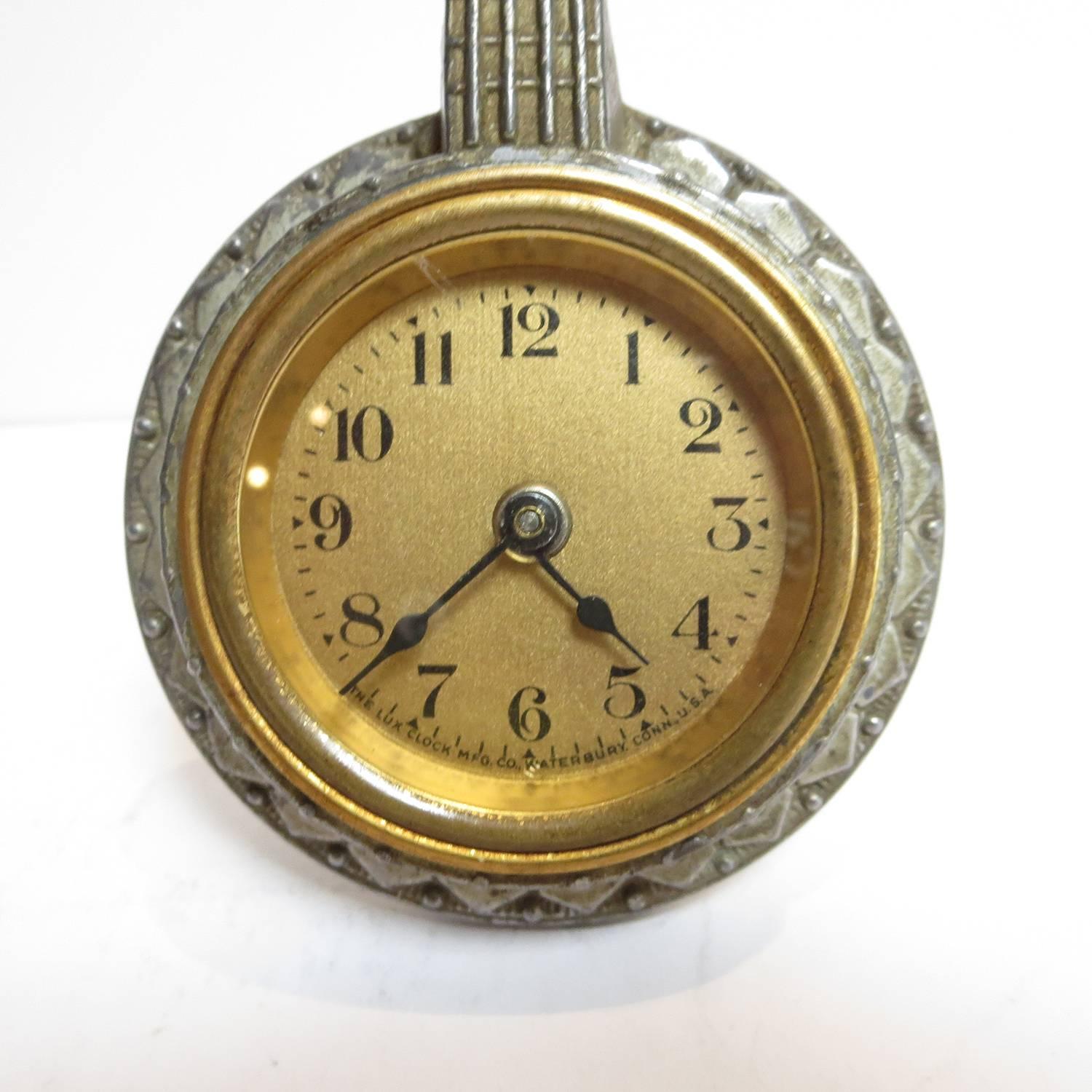 American 1920's Banjo Winding Clock