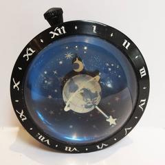 Retro Mid Century Westclox Celestial Bakelite Winding Clock