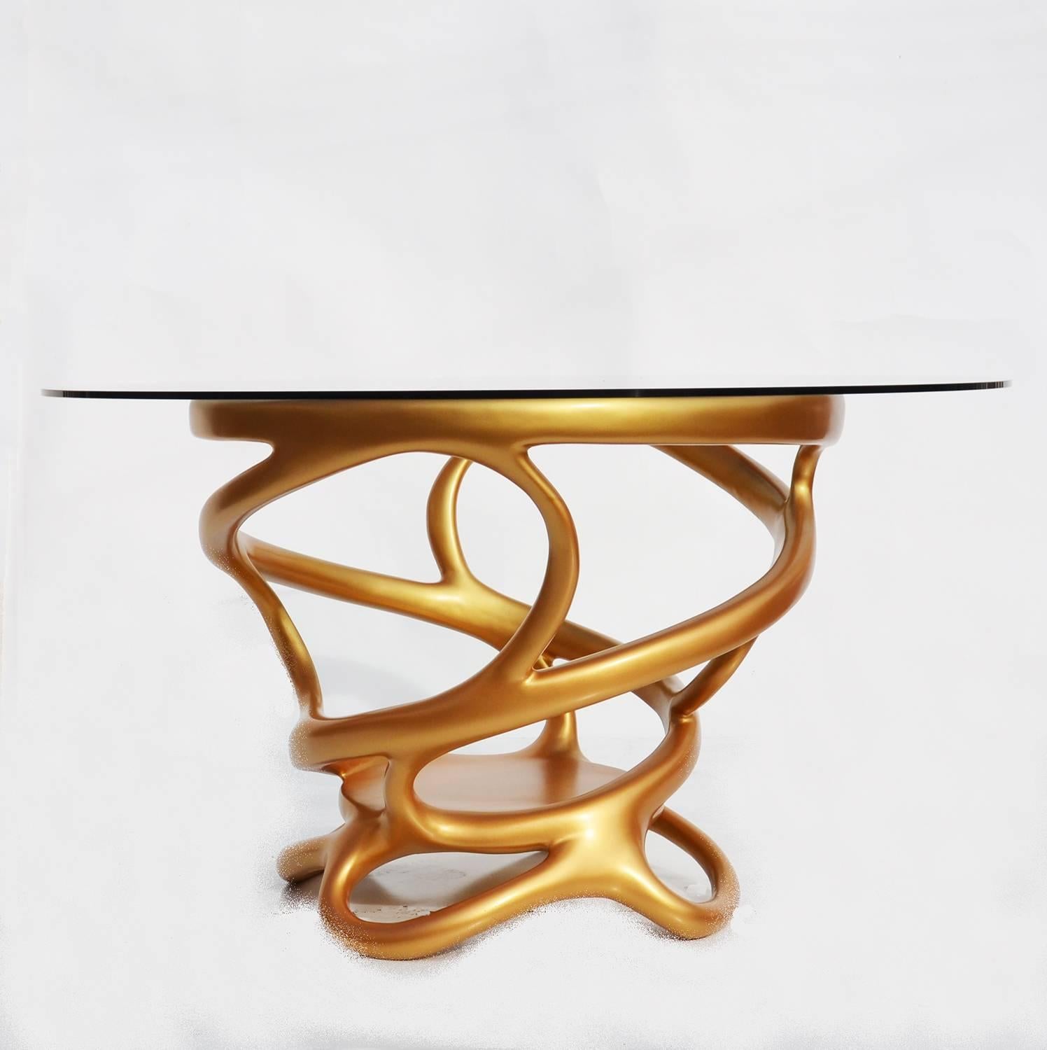 Mid-Century Modern Freeform Gilded Entry or Occasional Table