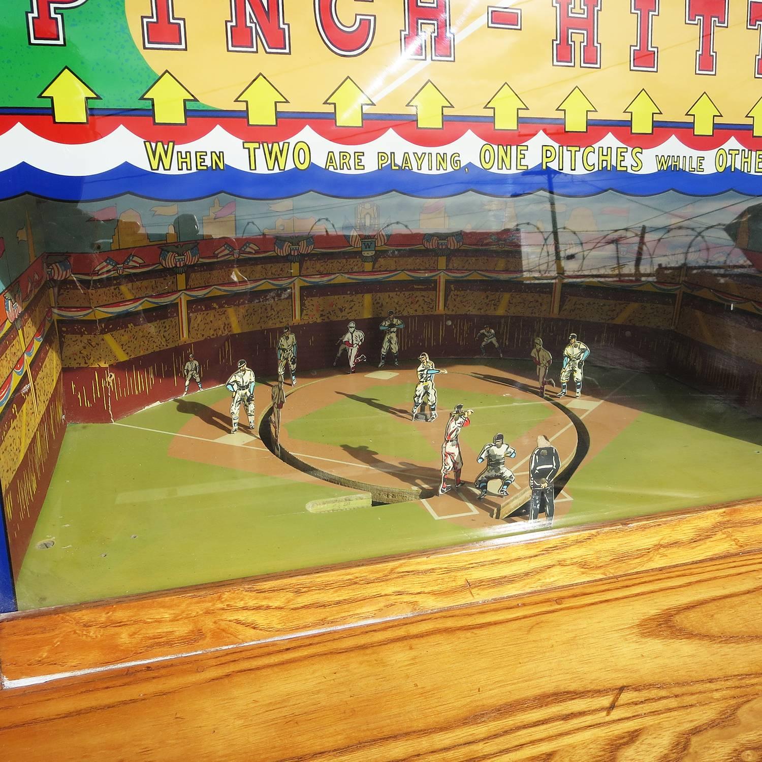 old baseball arcade game