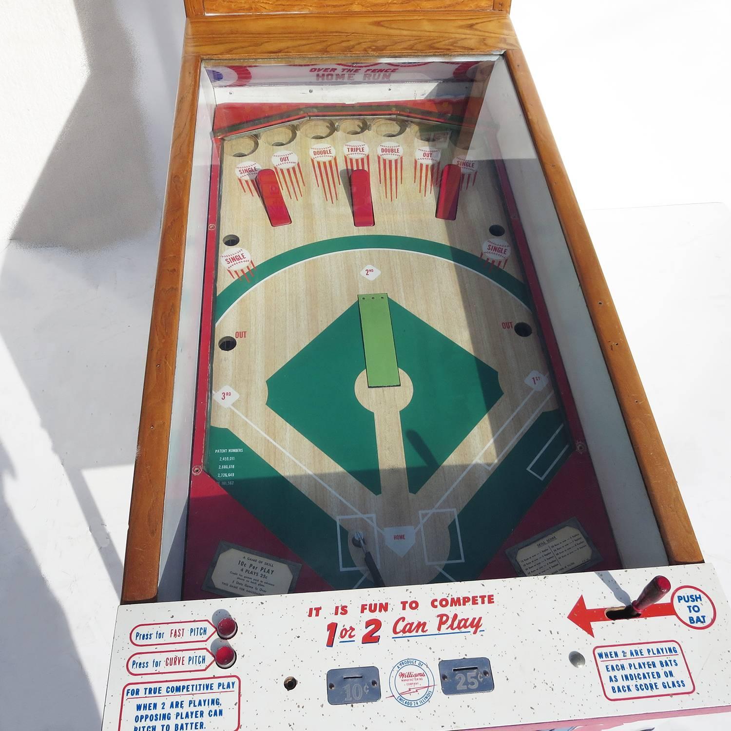 baseball arcade machine