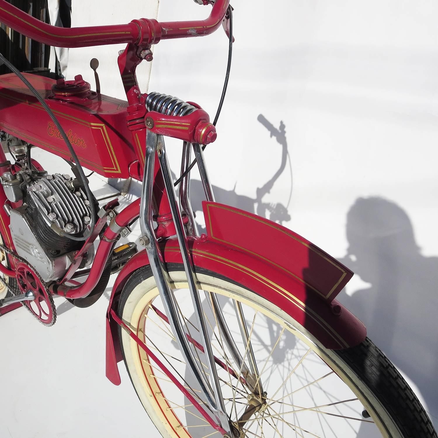 Introduced in 1939, the Whizzer was sold in a kit that could be adapted to a standard bicycle. It wasn't until 1948 that the company introduced a fully built and completed motorized bicycle. However, times and trends changed, and the Whizzer company