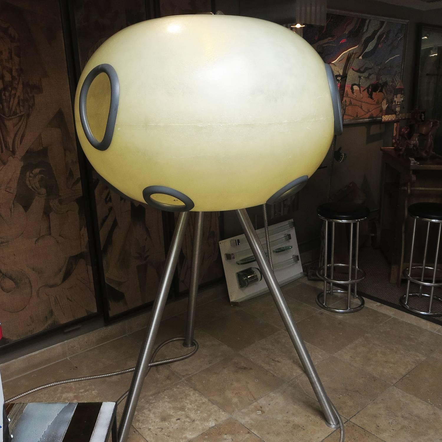 Mid-Century Modern Massive Sculptural Prototype Lamp by Flos, Italy