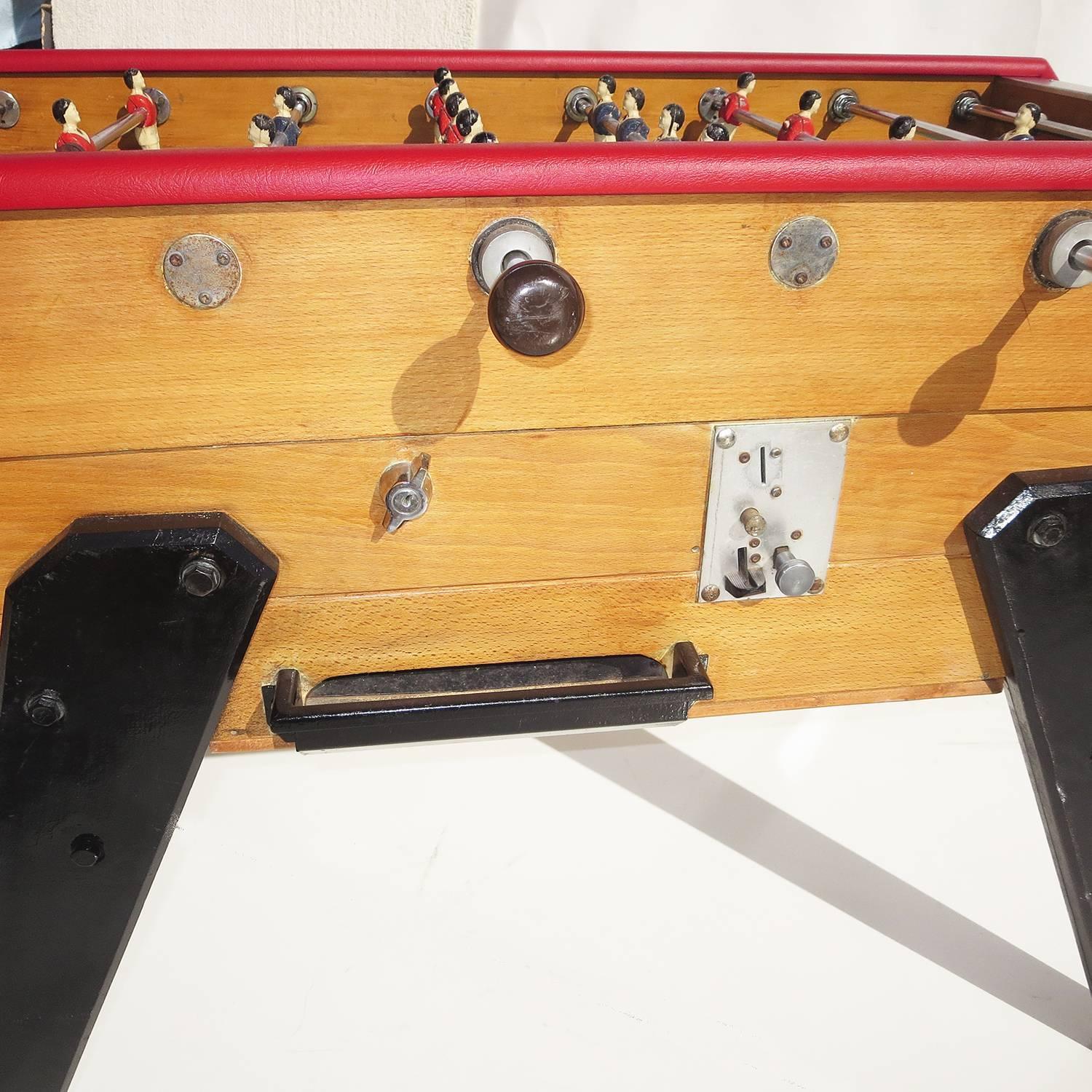 French MidCentury Foosball Table by Rene Pierre For Sale at 1stdibs