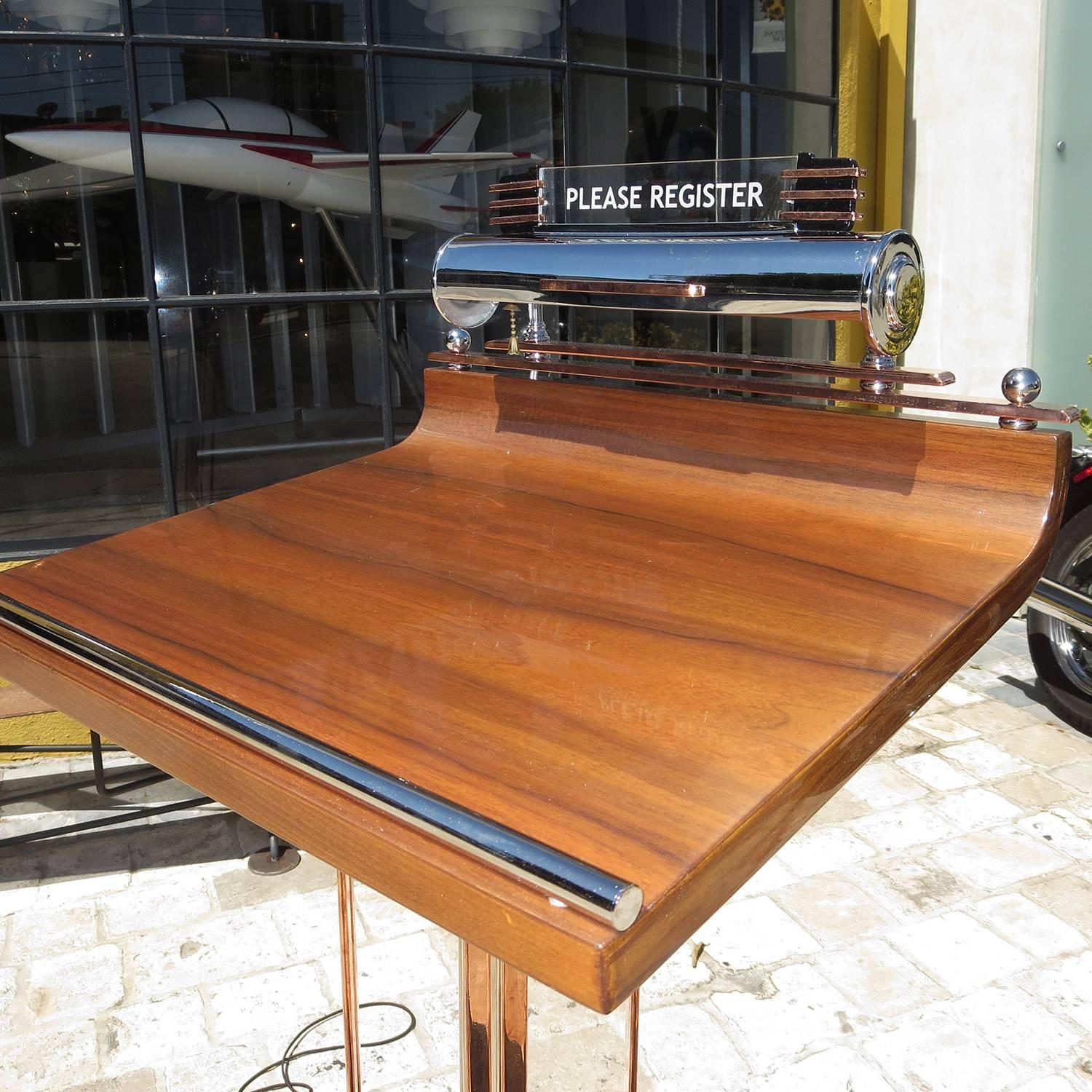 American Art Deco Podium, Lectern, or Hostess Stand