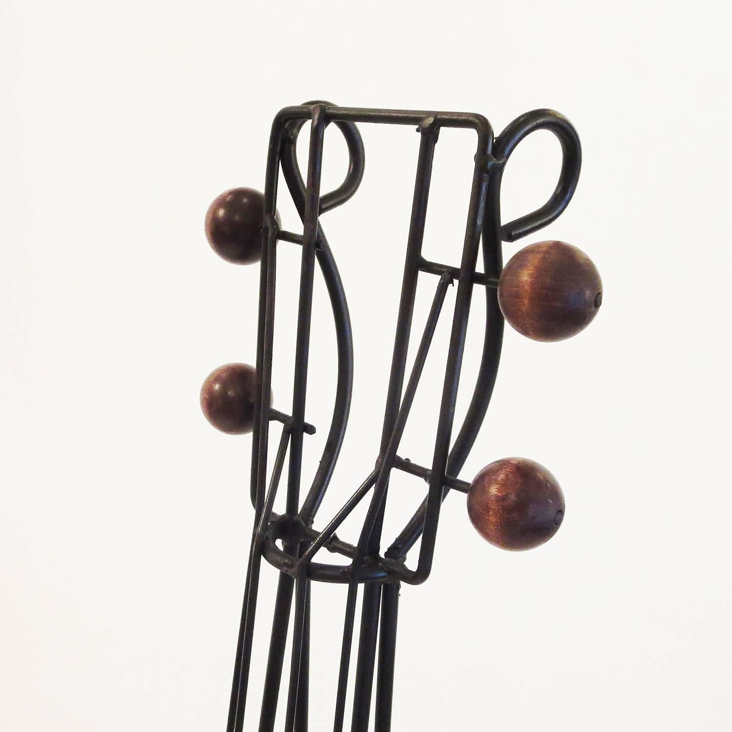 Painted Wire Sculptural Musical Instruments by Frederick Weinberg