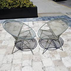 Iron Hoop Chairs by Maurizio Tempestino for Salterini