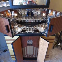 Art Deco Restored Philco Radiobar Cocktail Cabinet