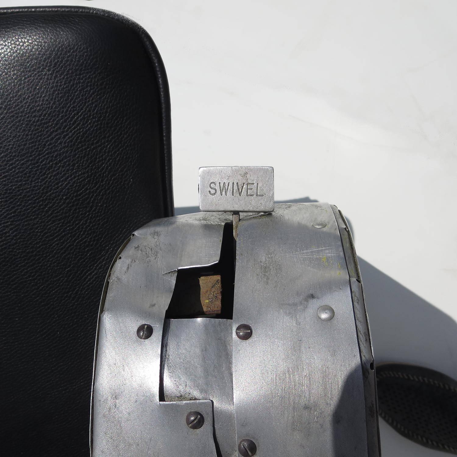 Aircraft Chairs in Leather and Aluminum For Sale at 1stdibs