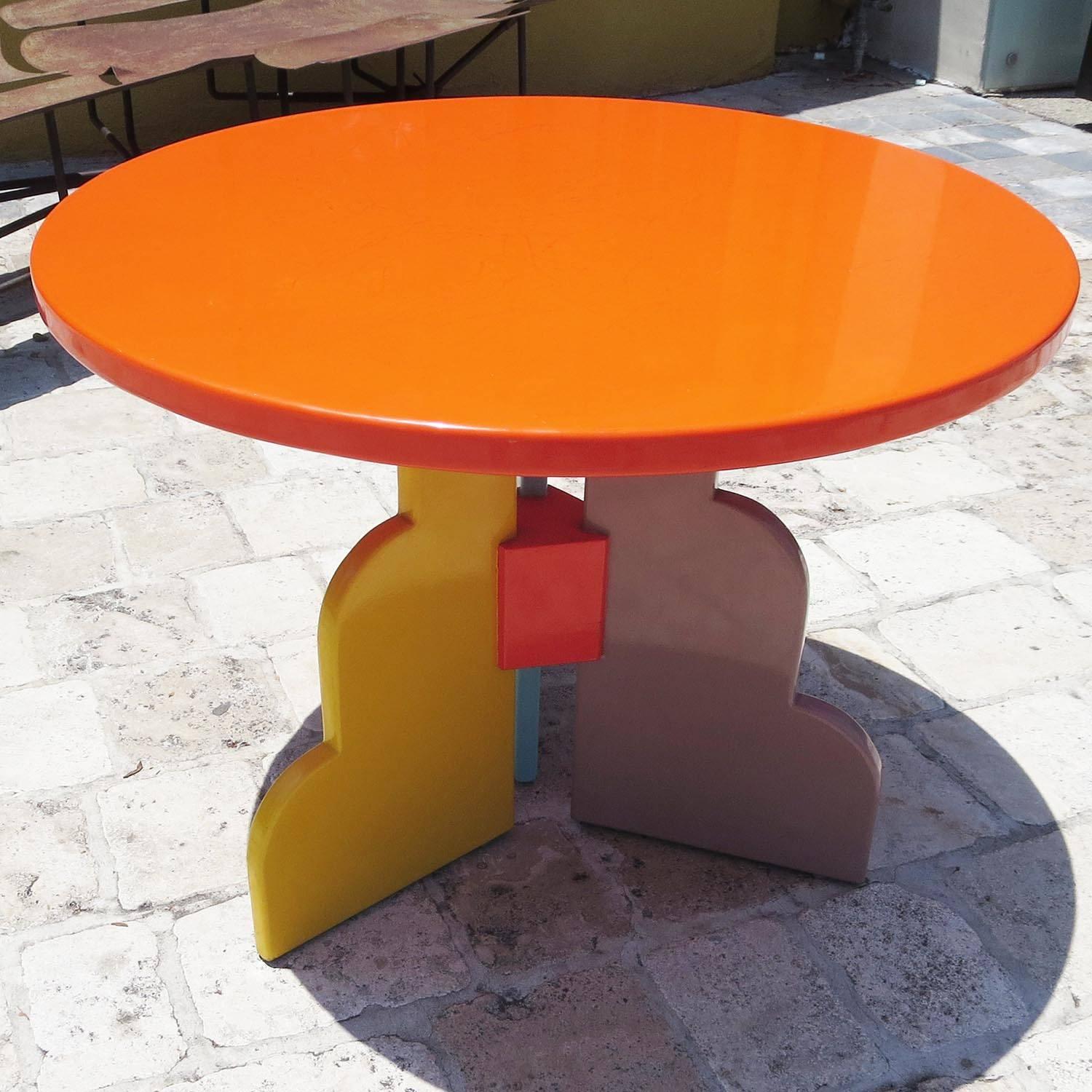 American Memphis Style Table by Milo Baughman for Thayer Coggin