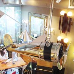 Art Deco Airplane Ceiling Fan