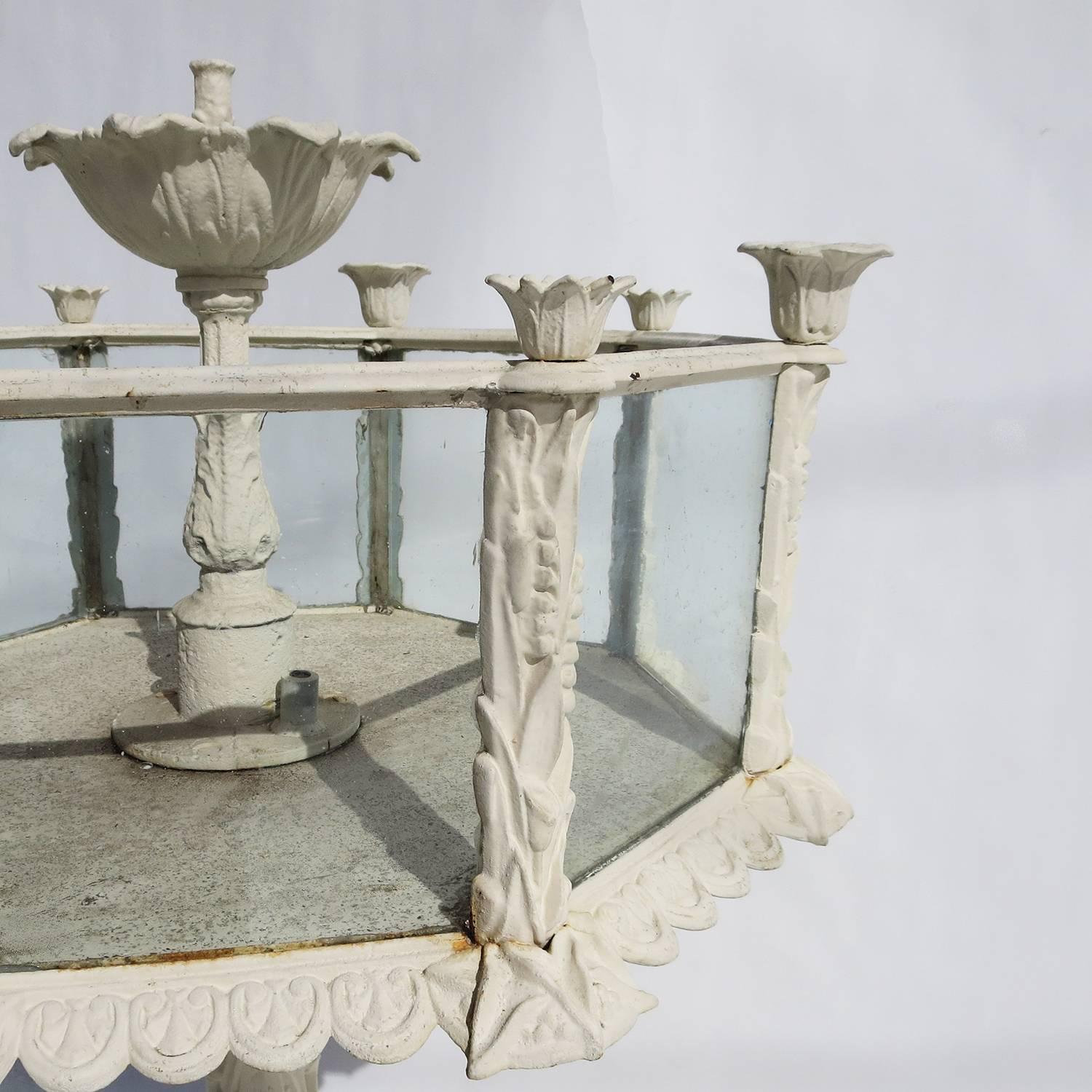 J. W. Fiske Victorian Cast Iron Aquarium Fish Tank For Sale at 1stdibs