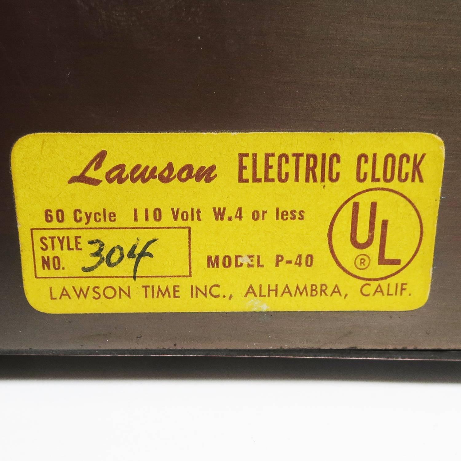 Mid-20th Century 1934 Lawson Zephyr Art Deco Table Clock